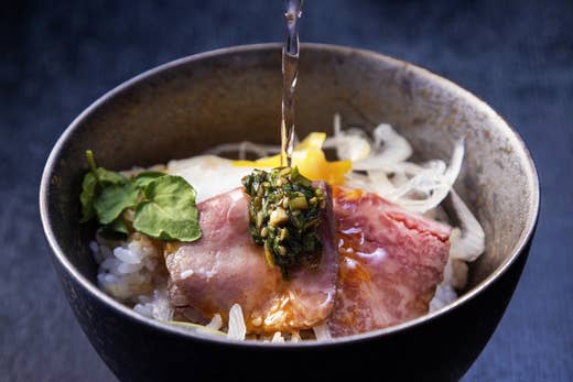 宮崎牛ローストビーフご飯